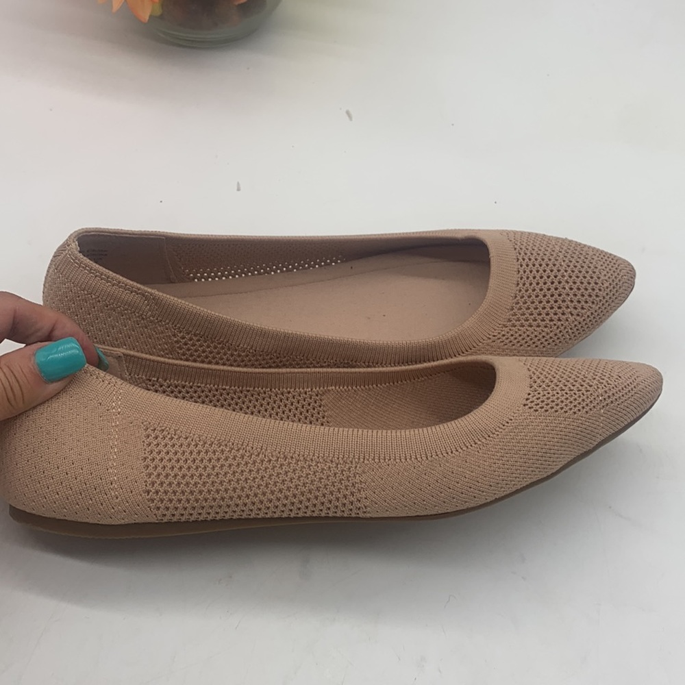 Market & Spruce Pink Pointy Flats Size 10. BFL3951 - Picture 3 of 9
